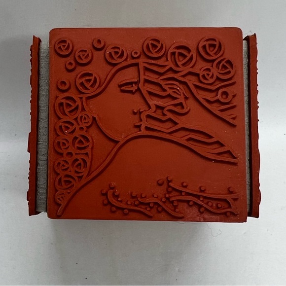 Judikins Rubber Stamp 4 Sided Klimt Ladies - Picture 6 of 8